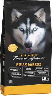 Pienso Perros Tiempo de Profesionales Pollo y Arroz 15 kg