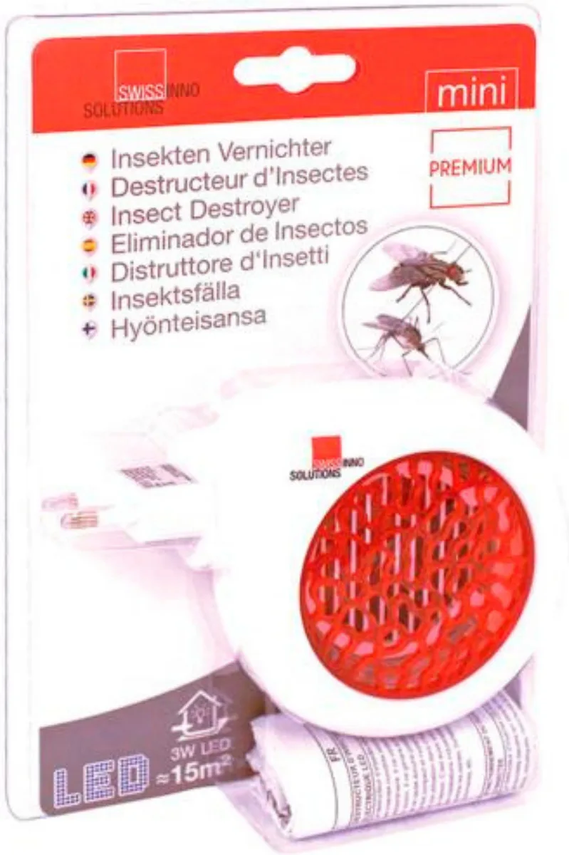 Mini Lampara Mata Insectos Moscas y Mosquitos Led 3 Watt — foto 2