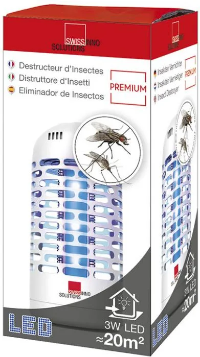 Lampara Mata Insectos Moscas y Mosquitos Led 3 Watt — foto 3