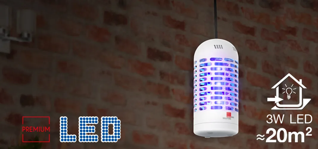 Lampara Mata Insectos Moscas y Mosquitos Led 3 Watt — foto 4