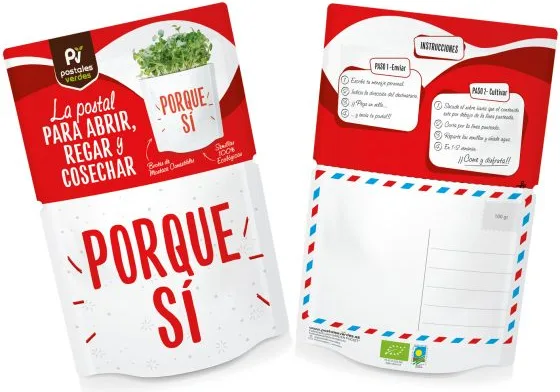 Postal Porque Si -germinados Mostaza — foto 2