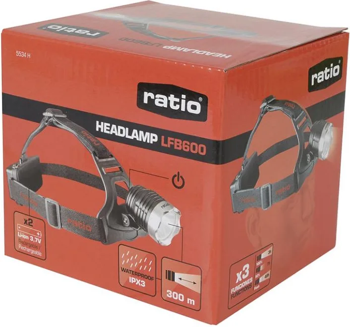 Linterna Frontal Led Cree 600lm Recargable — foto 3