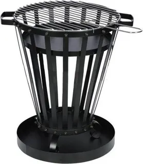 Brasero Exterior de Leña con Parrilla Barbacoa Efp6