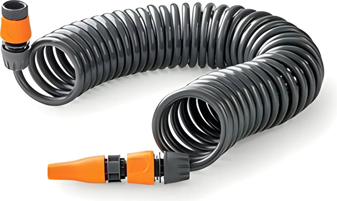 Manguera Espiral 10 Metros con Lanza y Racores