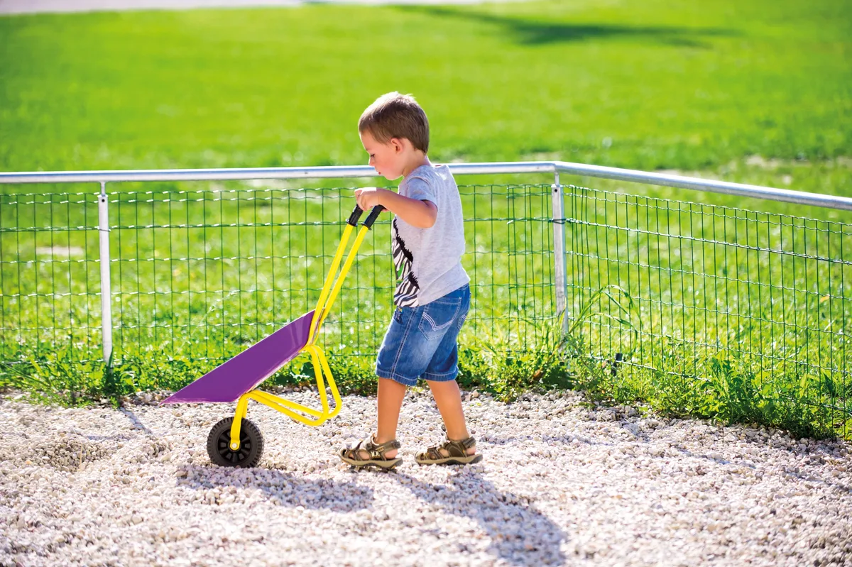 Carretilla Juguete Niños Jardin Metalica — foto 2