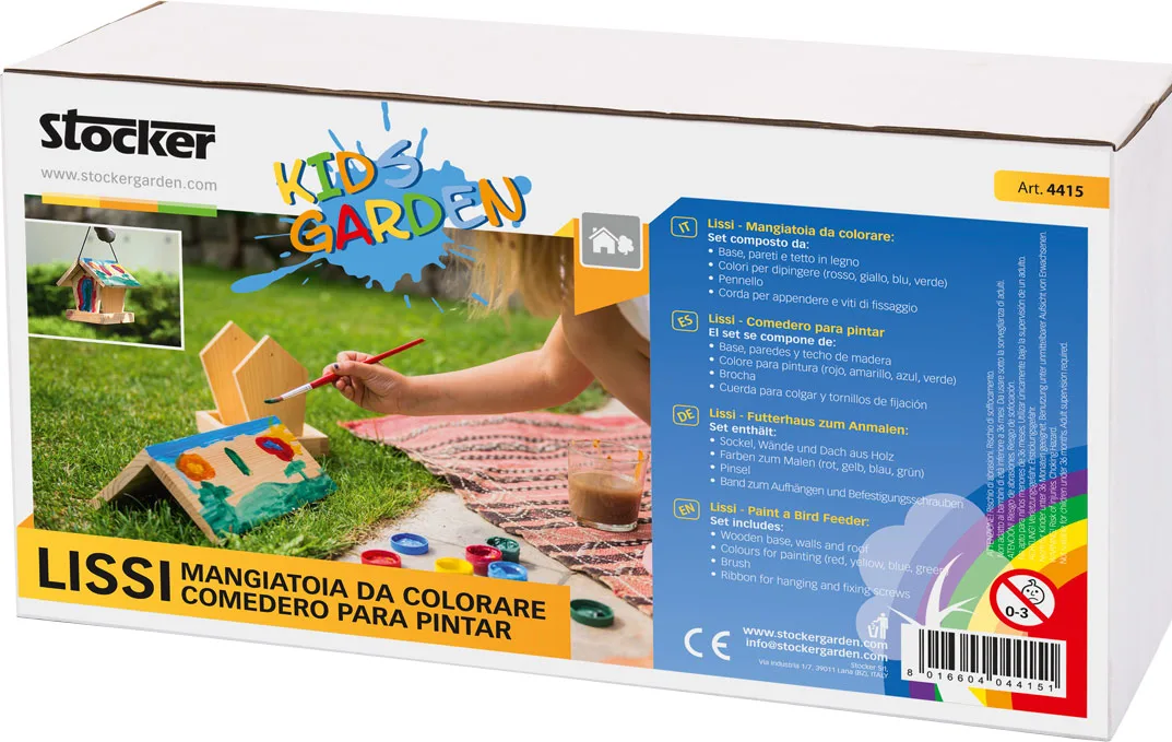Lissi Comedero Pajaros para Pintar Kids Garden — foto 5