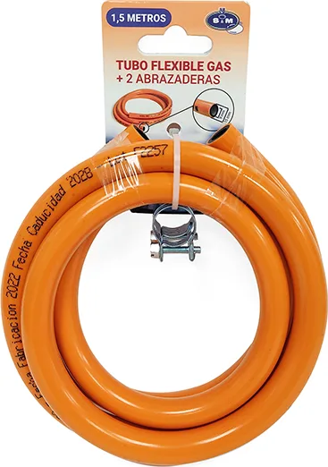 Kit Manguito Butano 1,5 mt. + Abrazadera