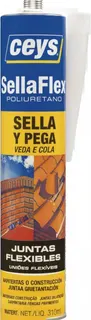 Masilla Poliuretano Sellaflex Negro Cartucho 310 ml