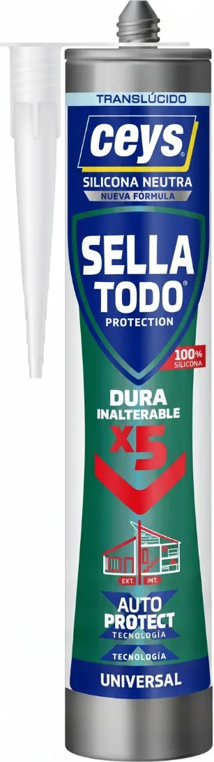 Silicona Neutra Sellatodo Translucido Cartucho 280 ml