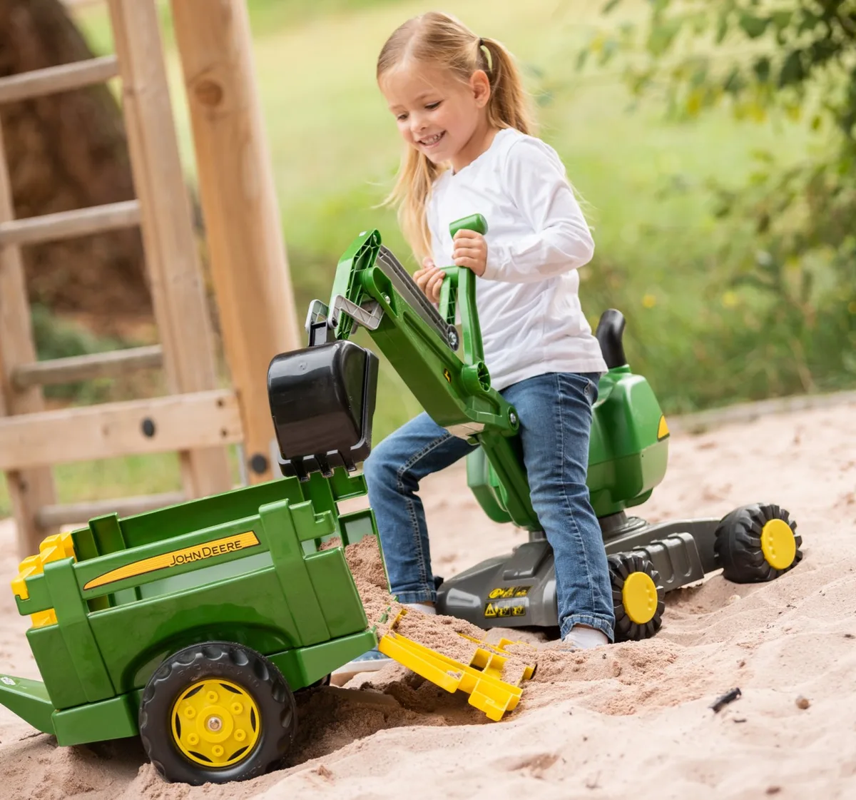 Excavadora John Deere Juguete — foto 3
