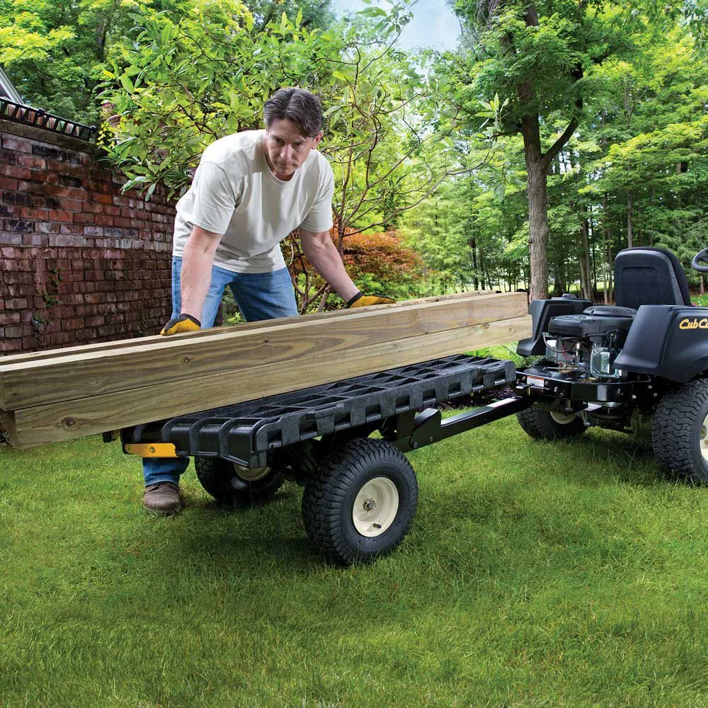 Remolque Cortacesped Cub Cadet Hauler Plegable 450kg de Carga — foto 4