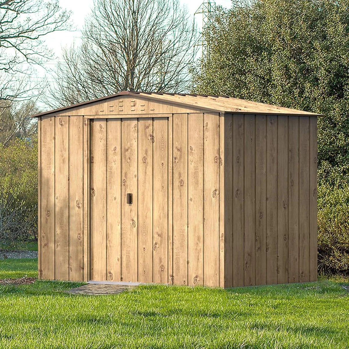 Caseta Metalica Jardin Duramax Modelo Top Shed 8x6 — foto 2