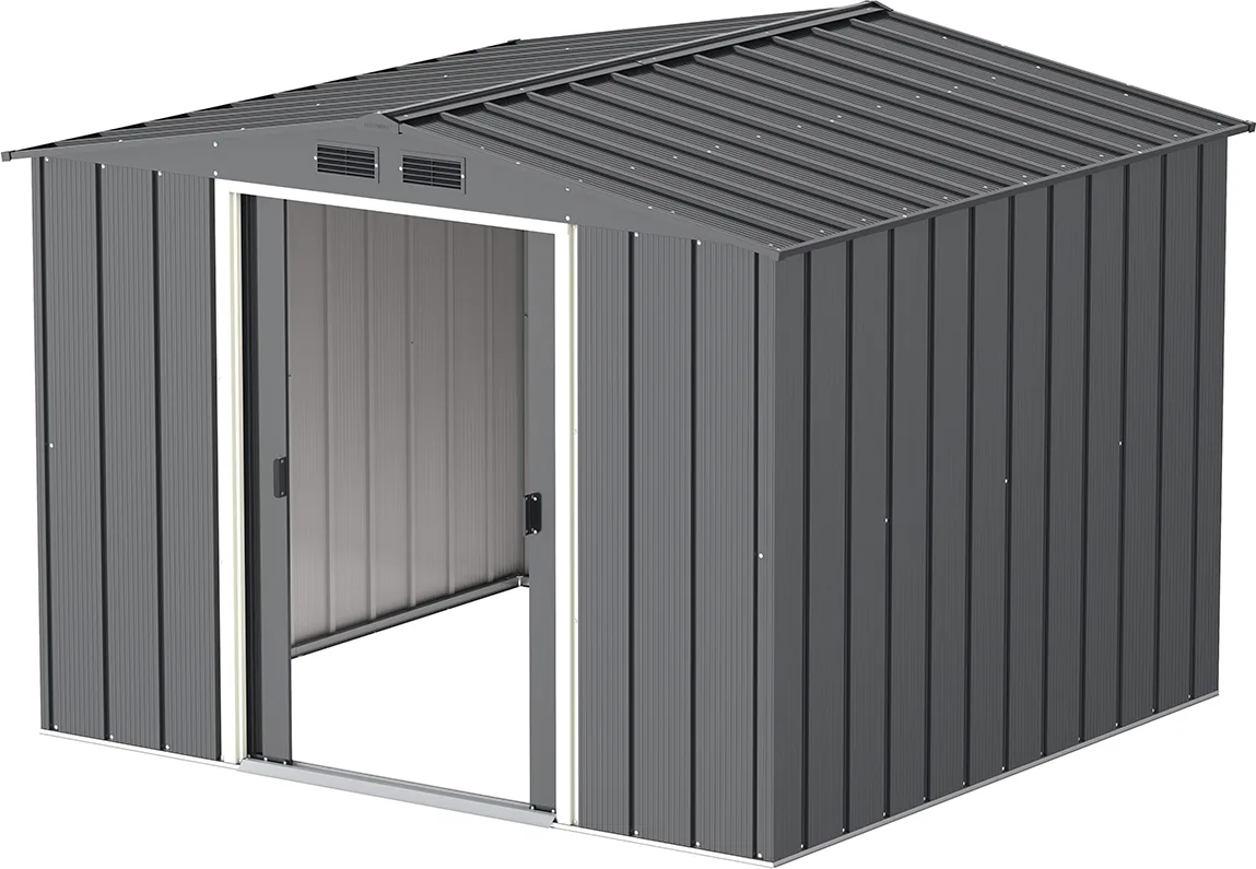 Caseta Metalica Jardin Duramax Modelo ECO Shed 8x8