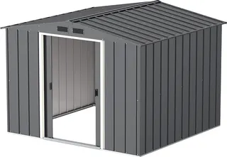 Caseta Metalica Jardin Duramax Modelo ECO Shed 8x8