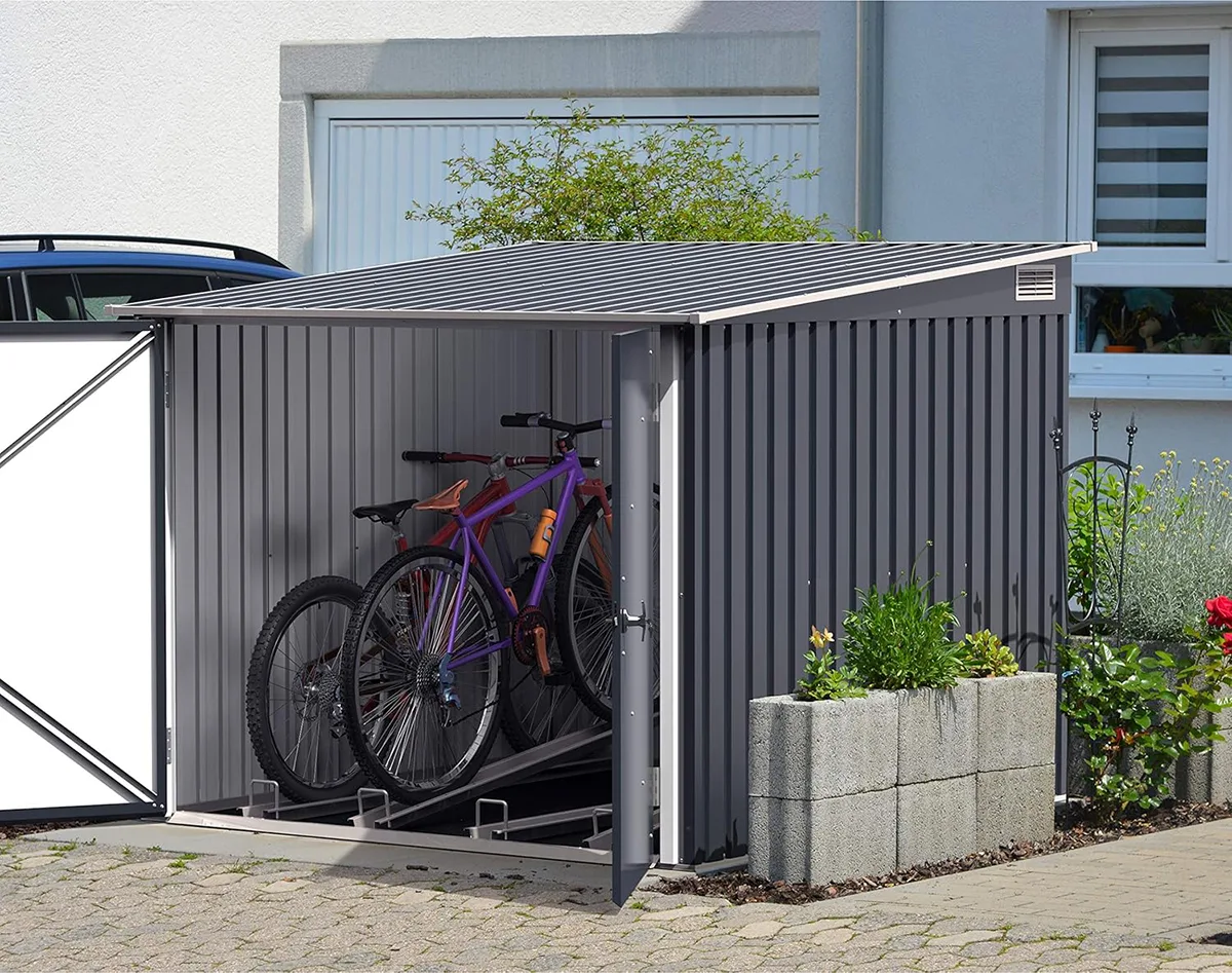 Guarda Bicis Metalico Duramax — foto 2
