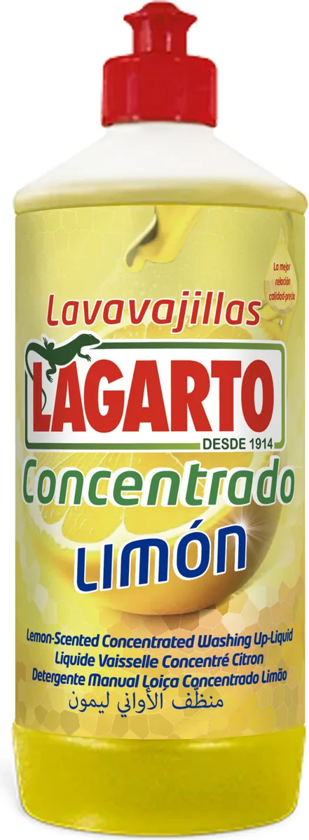 Lavavajillas Lagarto Concentrado Limon 750 ml