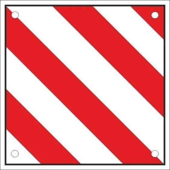 Placa Señalizacion Carga Camiones 50 x 50 cm. — foto 2