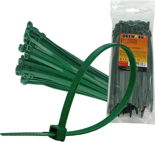 Brida Nylon Orework Verde 7,5x350mm 50u