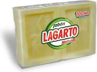 Pastilla Jabon Lagarto Natural 2x150 gr