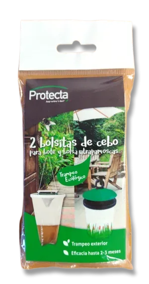 Recambio Bolsa/bote Atrapamoscas Protecta 2 Sobres — foto 2