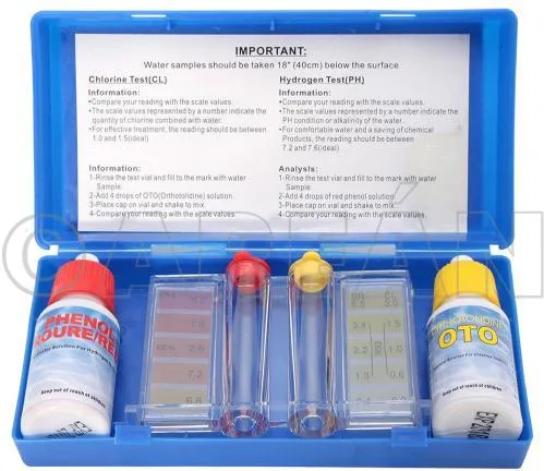 Piscina Test Kit Cloro + Ph