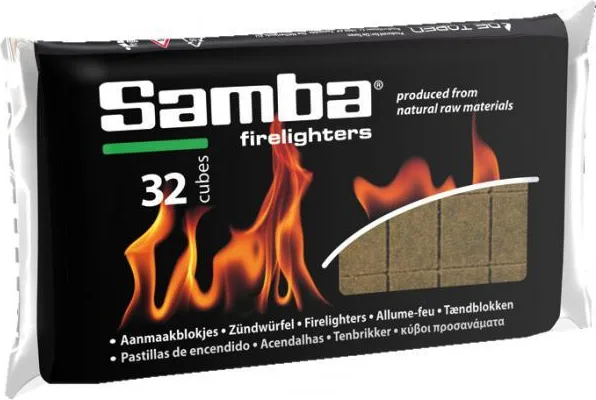 Pastilla Encendido Ecologica Extra 32 uds Samba