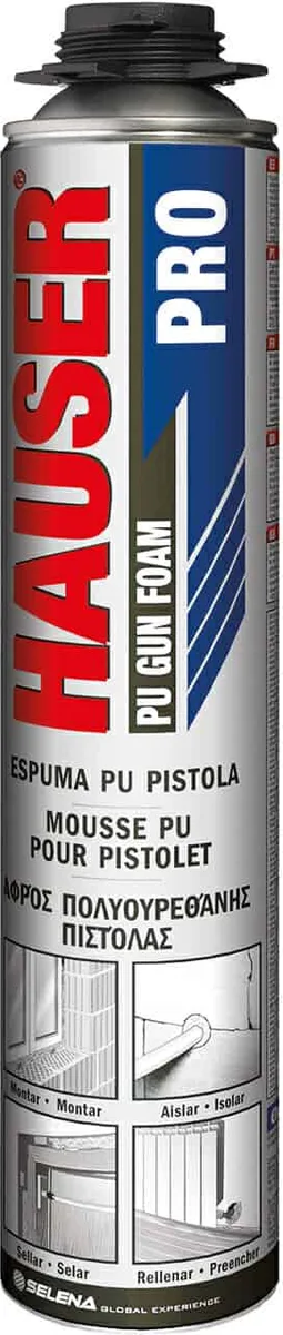Espuma Poliuretano Pro Hauser 650 ml. Maquina