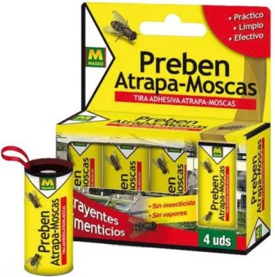 Atrapa Moscas Tira Adhesiva Preben 4 unidades — foto 2