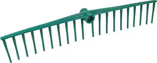 Rastrillo Plastico Verde 20 Puas Rectas
