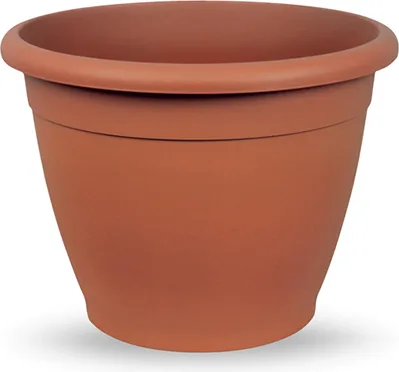 Maceta Naxos Plastico Terracota 25cm