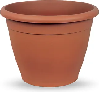 Maceta Naxos Plastico Terracota 25cm