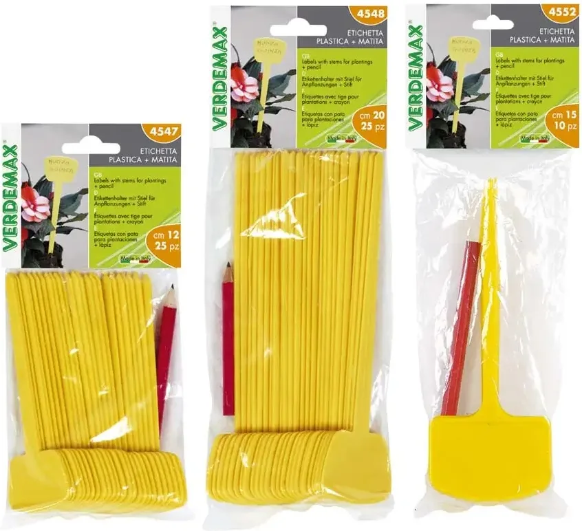 Etiquetas para Plantas 4x3xh12 Pack 25 ud