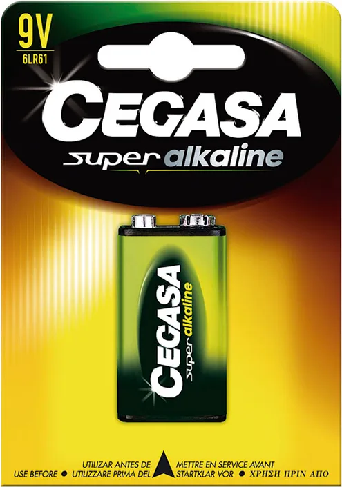 Pila Cegasa Super Alcalina 9v 6lr61