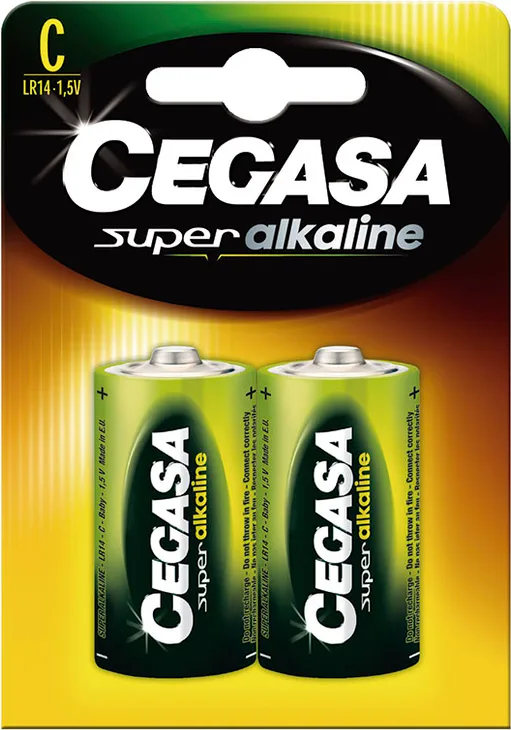 Pila Cegasa Super Alcalina C Lr14 Blister 2 Unidades