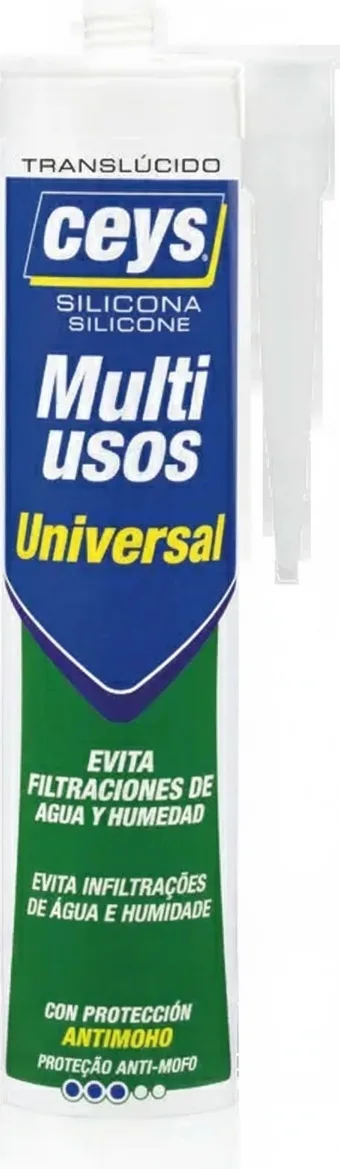Silicona Universal Ceys Translucido Cartucho 280 ml