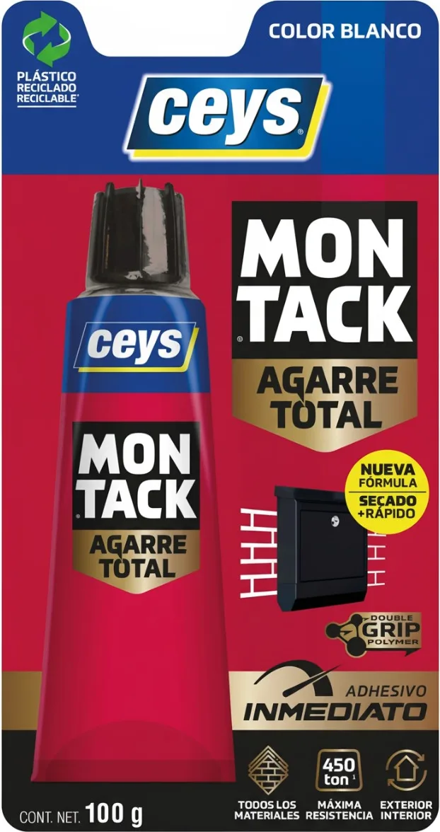 Adhesivo Montack Inmediato Blanco Blister 100 ml