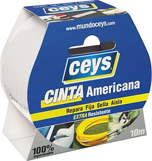 Cinta Americana Ceys Plata Rollo 10 Metros
