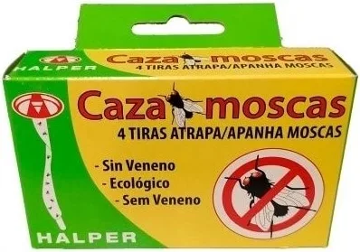 Tiras moscas Caza Moscas Halper