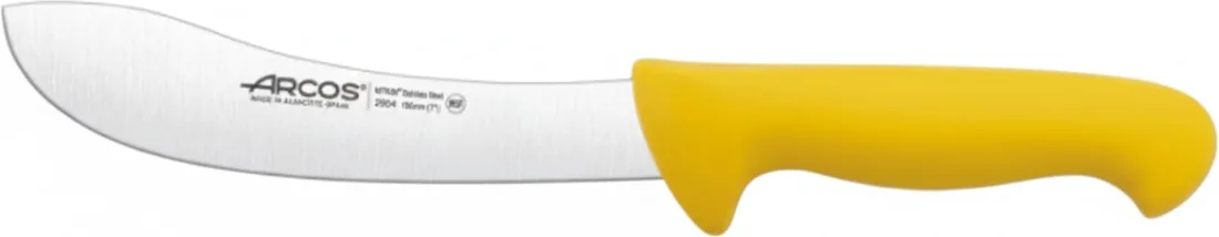 Cuchillo Despellejador Amarillo 190 mm