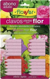 Flower Abono Clavos Flor 20 uds