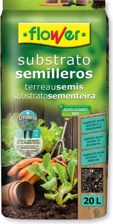 Sustrato Semilleros Flower 20 litros
