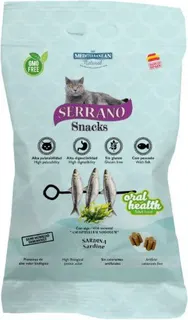 Snack Serrano Gatos Bolsa 50gr Sardina Salud Bucal