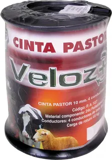 Cinta Conductora Pastor Veloz 10 mm 200 metros
