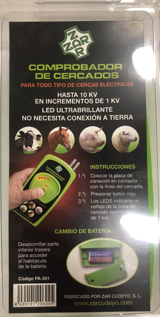 Comprobador Cercas sin Contacto de Tierra — foto 2