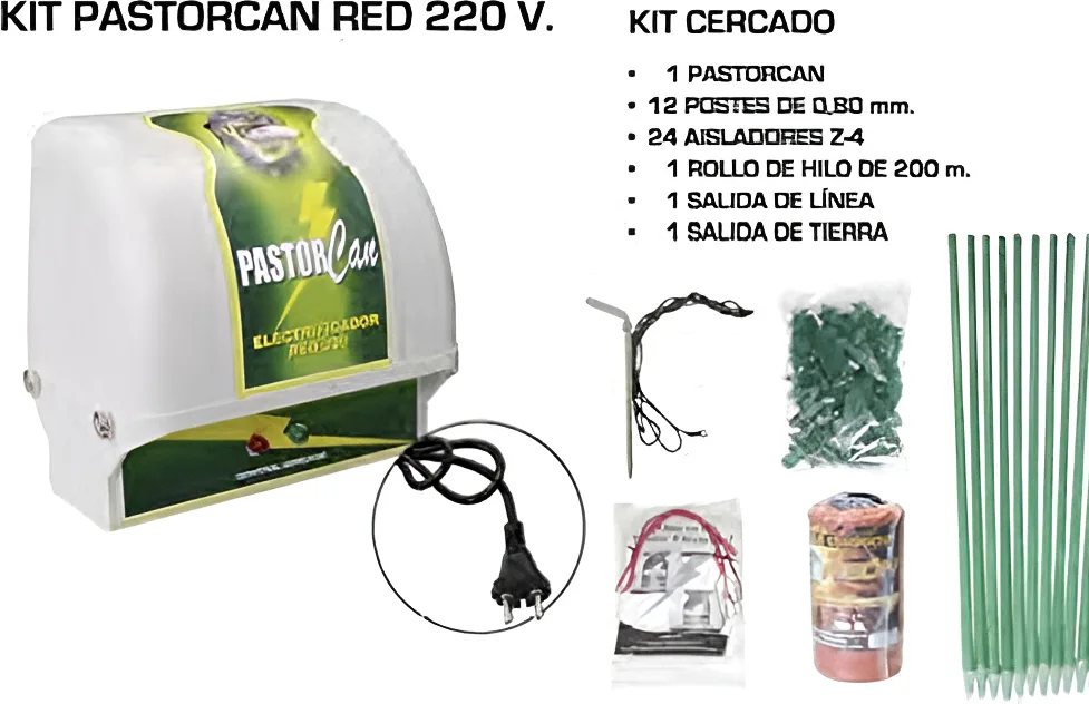 Kit Pastor Electrico Perros Pastorcan Red 220 V — foto 2