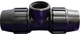 Acople Manguera Riego T 3/4 Rosca Hembra