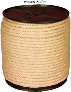 Cuerda Sisal Pita Cañamo / Maroma 4 Cordones 10 mm ( Metro )