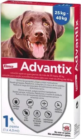 Advantix Pipetas Antiparasitarias para Perros +25kg