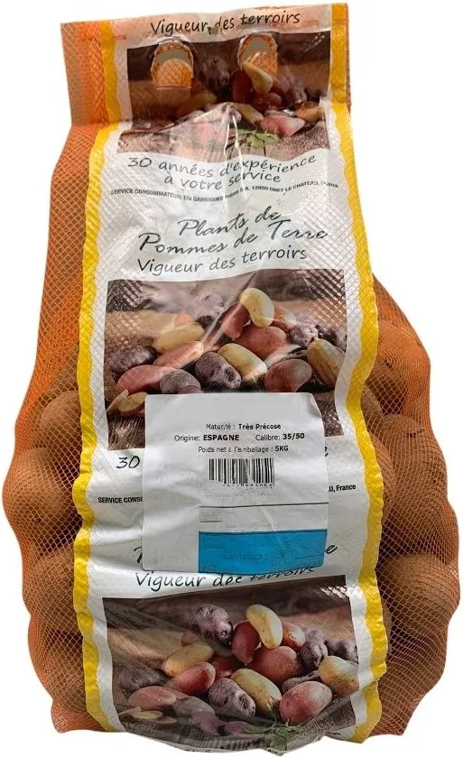 Patata Siembra Jaerla Saco 5 kg Calibre 35/45