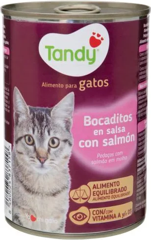 Tandy Gato Bocadito Salmon 415 gr.